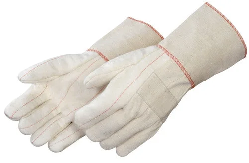 flexible metalworking gloves -  24 oz Hot Mill Gauntlet Cuff Gloves