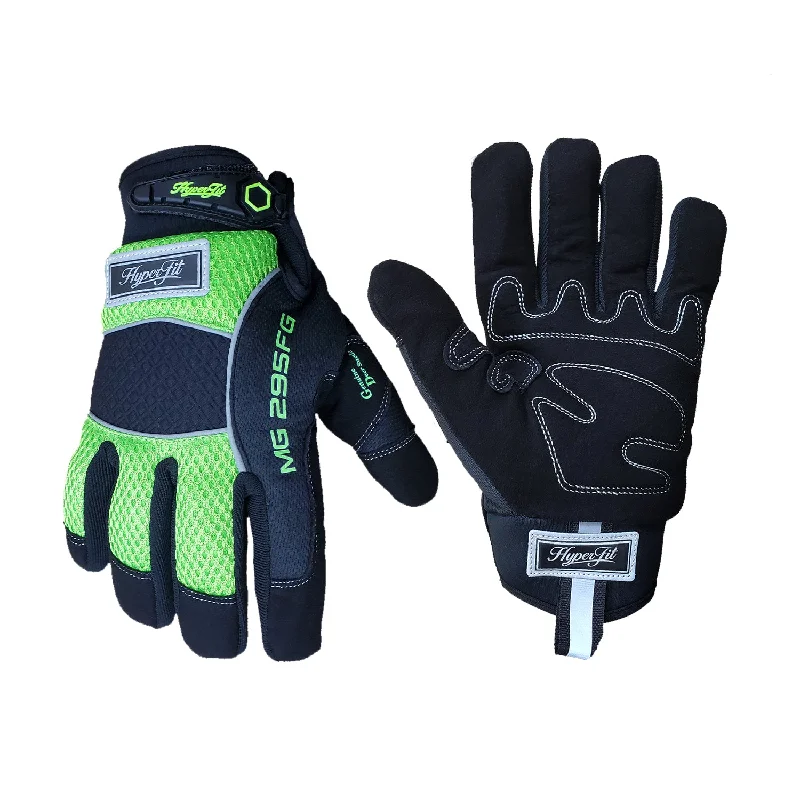 padded photography gloves -  HYPERFIT- Industrial Warmth Gloves GREEN