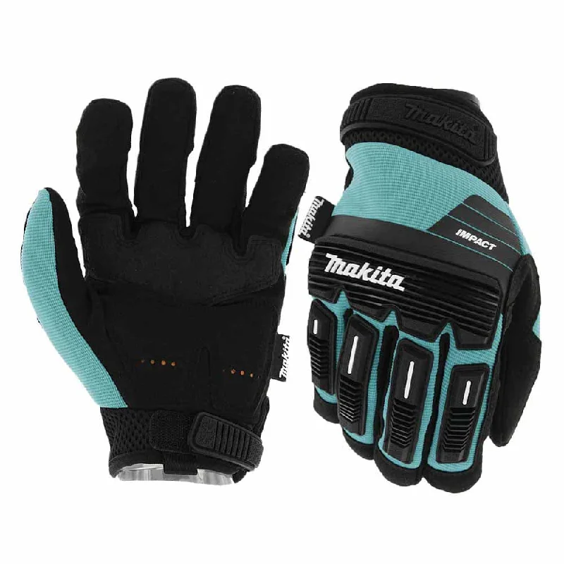 soft painting gloves -  Makita T-04248 Advanced Impact Demolition Gloves (Medium)