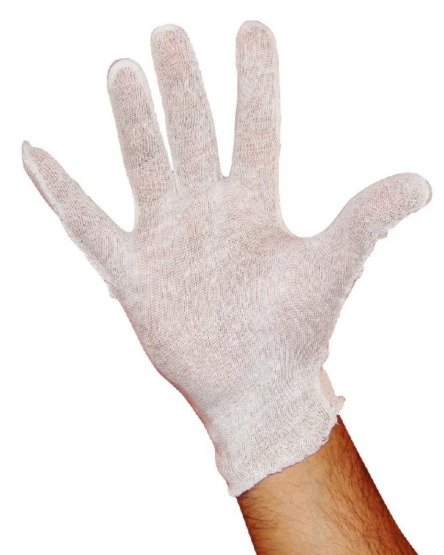 durable festival gloves -  Men's Light Weight White 100% Cotton Lisle Inspection Gloves - Size XL