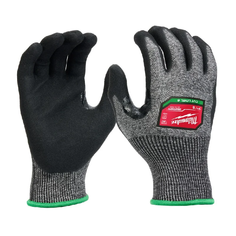 flexible calligraphy gloves -  Milwaukee 48-73-7000 Cut Level 6 High-Dexterity Nitrile Dipped Gloves - S