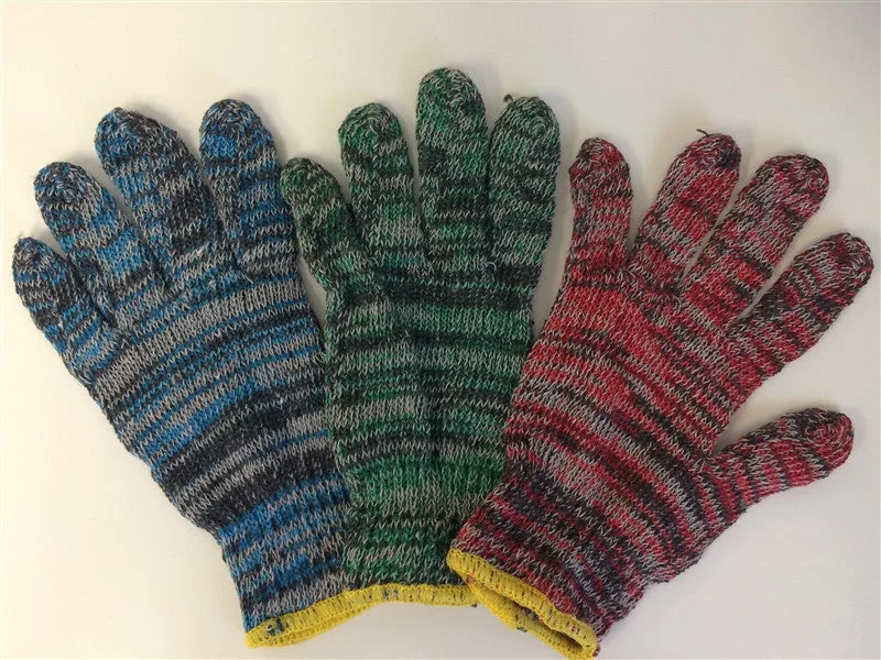 soft costume gloves -  Multi-Color Light Weight String Knit Gloves