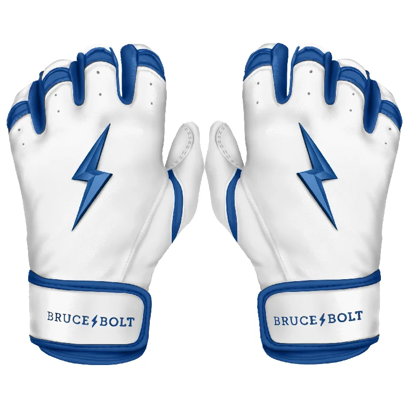 durable party gloves -  PREMIUM PRO CHROME Series Short Cuff Batting Gloves | ROYAL