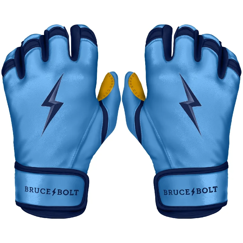 padded crafting gloves -  PREMIUM PRO Creator Series Short Cuff Batting Gloves | Carolina Blue