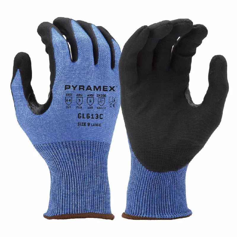 light beading gloves -  Pyramex GL613C-2XL Touchscreen Micro-Foam Dipped Gloves 2X-Large [A4]