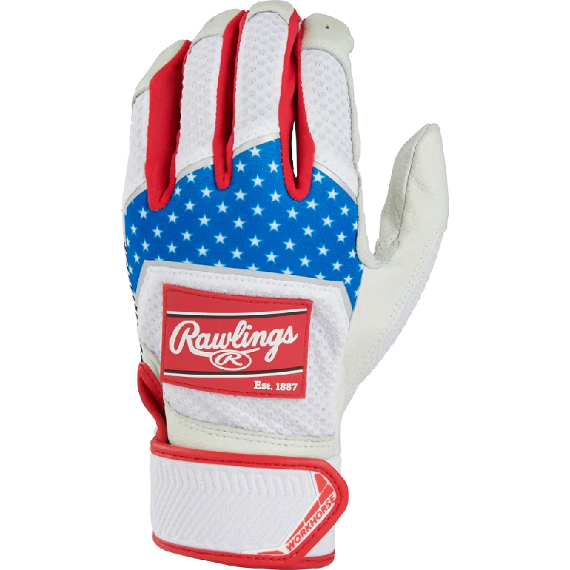 non-slip theatrical gloves -  Rawlings Workhorse Youth Batting Gloves: WH22BY