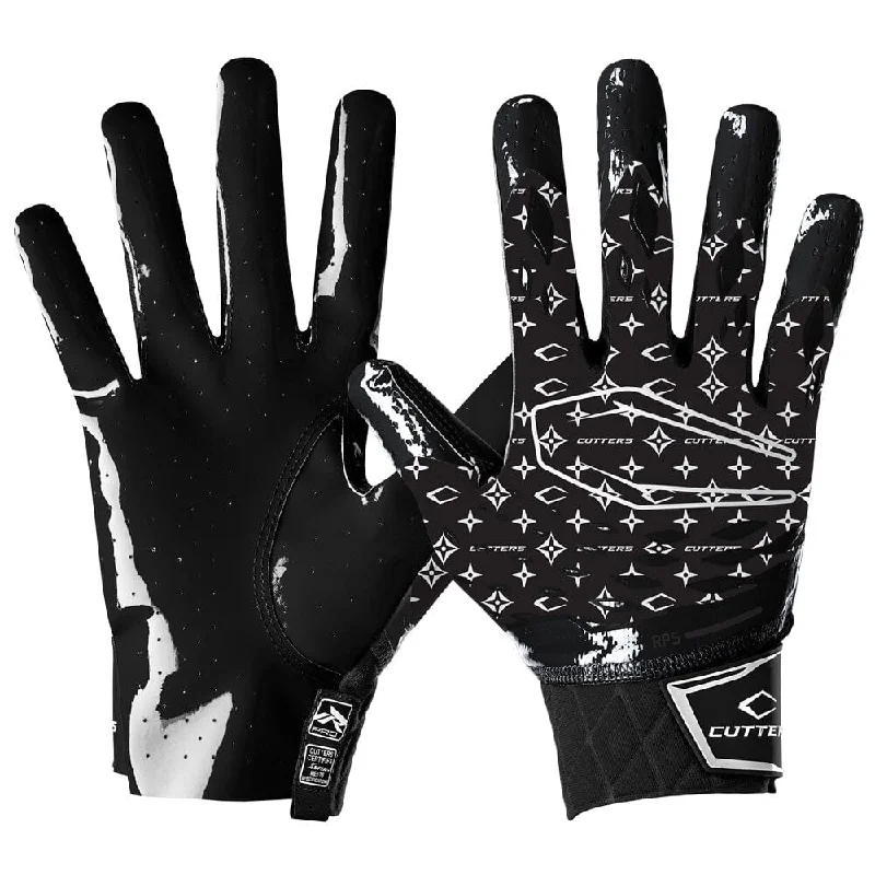 padded ceramic gloves -  Black/White Lux Rev Pro 5.0 Limited-Edition Receiver Gloves