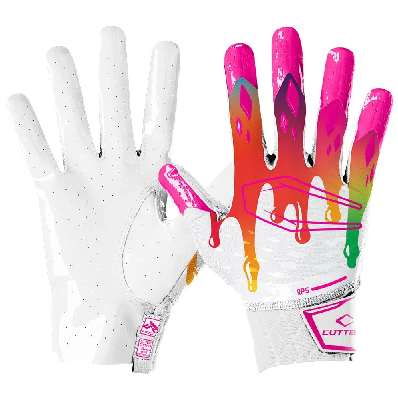 waterproof ceramic gloves -  White/Multi Drip Rev Pro 5.0 Limited-Edition Receiver Gloves