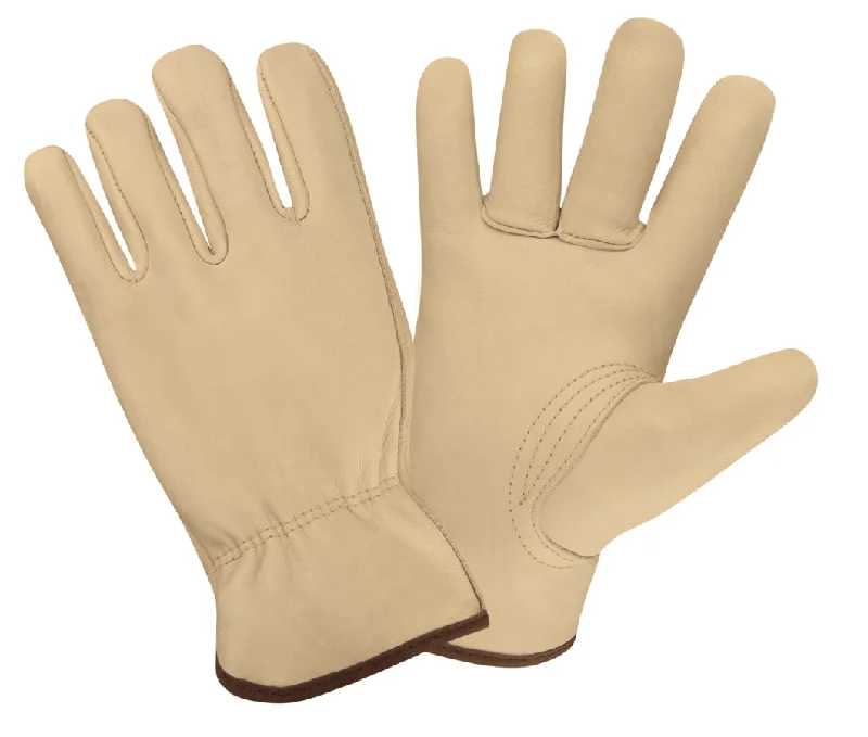 flexible sketching gloves -  Standard Grain Cowhide Driver Gloves, Unlined, Shirred Elastic Back, Keystone Thumb