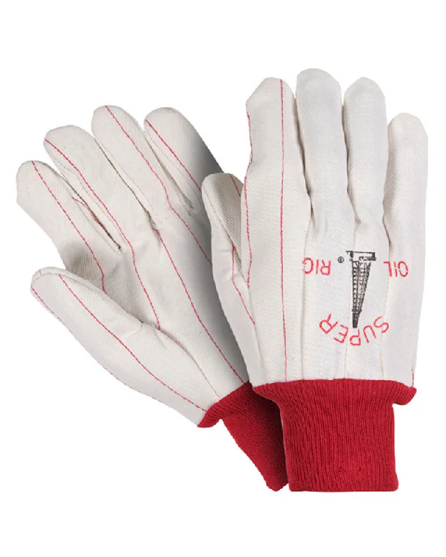 breathable formal gloves -  Super Oil Rig Extra Heavy Weight Poly/Cotton Gloves