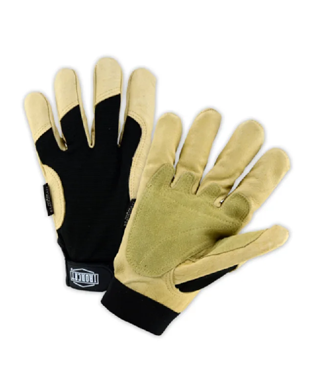 durable filming gloves -  (3 Pair) Winter Lined Ironcat® Heavy Duty Leather Performance Gloves