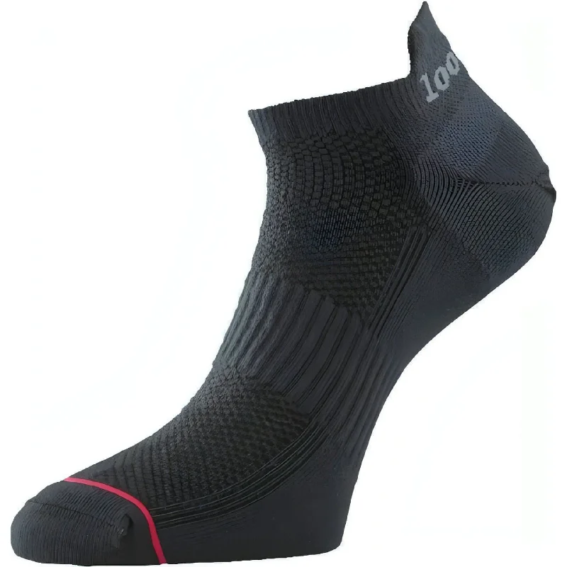 sock codes vintage -  1000 Mile Double Layer Trainer Liner Womens Running Socks - Black