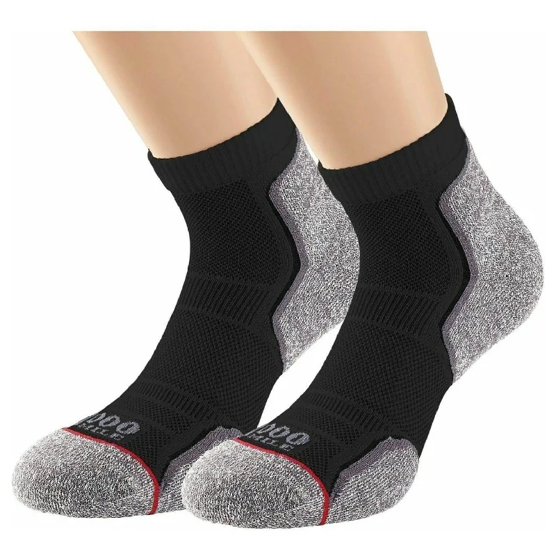 sock inventory vintage -  1000 Mile Repreve Single Layer Twin Pack Womens Running Socks - Black