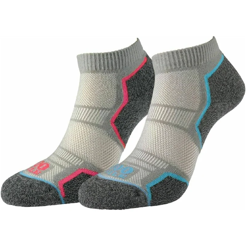 sock variety vintage -  1000 Mile Repreve Single Layer Twin Pack Womens Running Socks - Grey