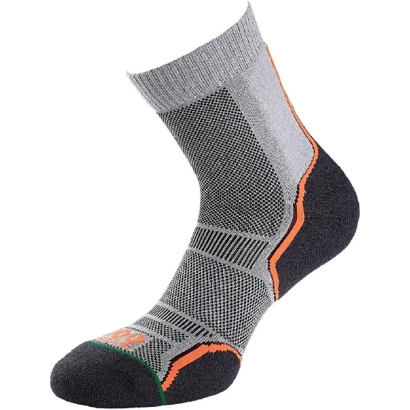 sock trends minimalist -  1000 Mile Trail (2 Pack) Womens Running Socks - Grey