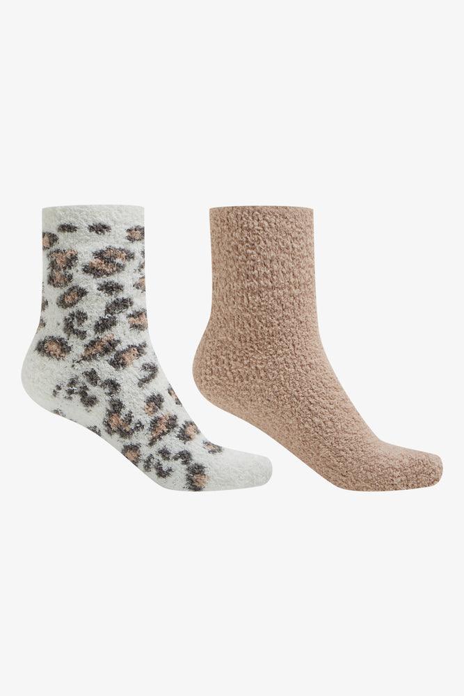 sock trends vintage -  2 Pack Animal Chunky Socks Natural