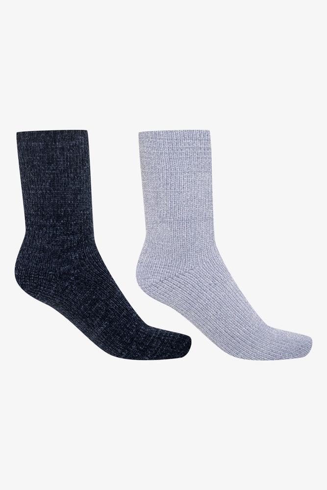 sock materials vintage -  2 Pack Socks Blue