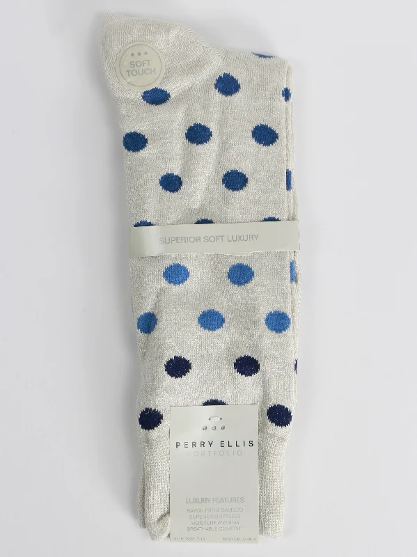 sock styles minimalist -  Polka Dot Dress Crew Socks