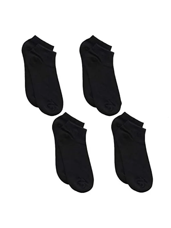 sock collections vintage -  Men's 4 Pair Plain Solid Thick Socks,Black