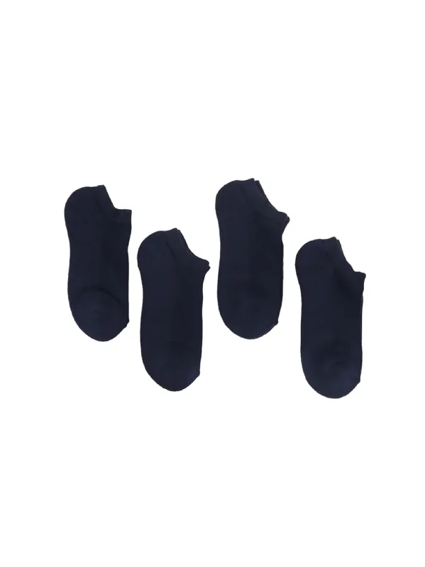 sock styles vintage -  Men's 4 Pair Plain Solid Thin Socks,Navy