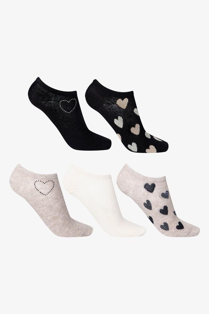 sock styles minimalist -  5 Pack Low Cut Socks Natural