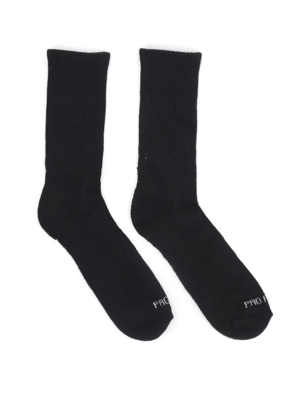 sock styles organic -  Men's 6 Pairs Plain Socks,Black