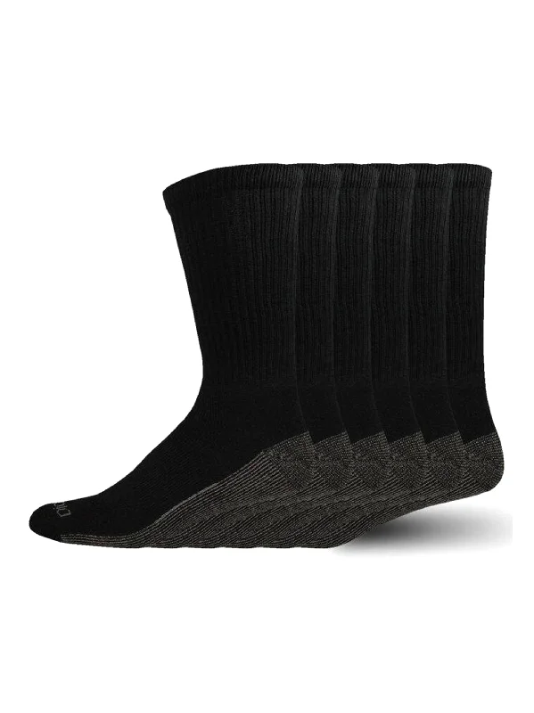 sock refunds organic -  Men's 6 Pairs Colorblocked Socks,Black/Grey