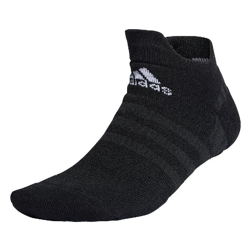 sock materials organic -  Adidas Tennis Cushioned Low-Cut Socks Black