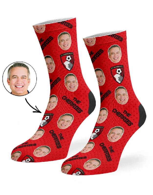 sock fashion minimalist -  AFC Bournemouth The Cherries Socks