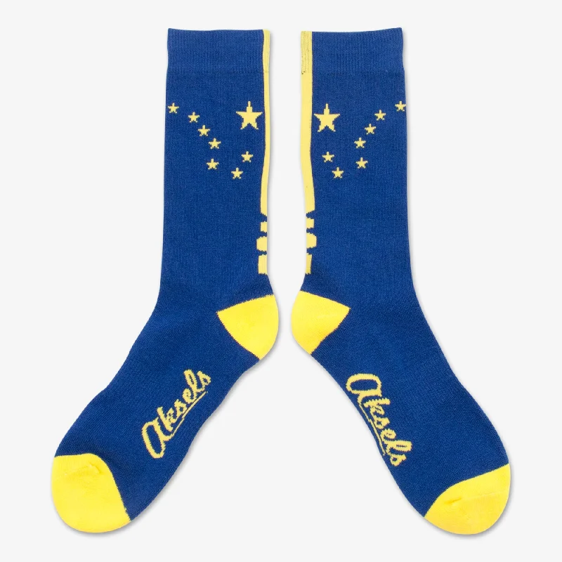 sock variety organic -  Alaska State Flag Socks