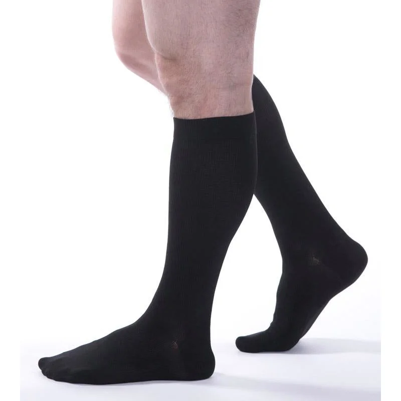 sock promotions organic -  Allegro Essential Men's Ribbed Knee High 20-30 mmHg #102