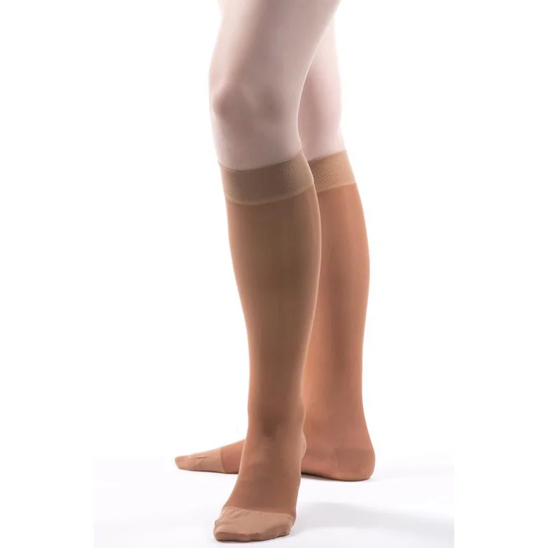 sock singles organic -  Allegro Essential Sheer Support Knee High 15-20 mmHg #16