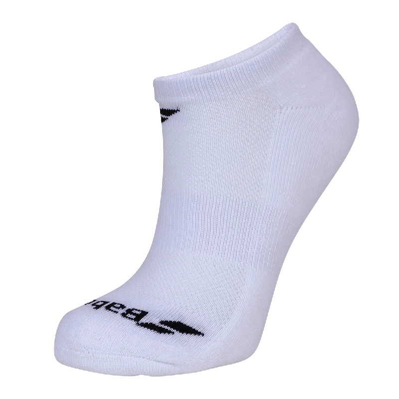 sock packs bold -  Babolat Men's Invisible Socks 3 Pack White