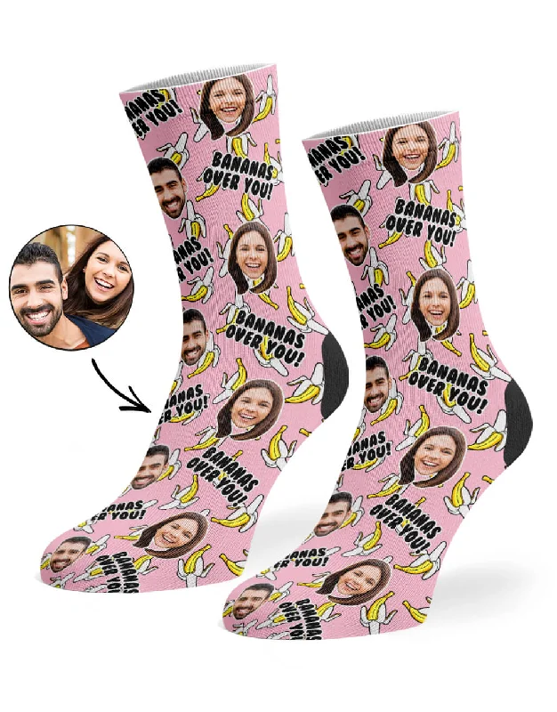 sock materials vintage -  Bananas Over You Socks