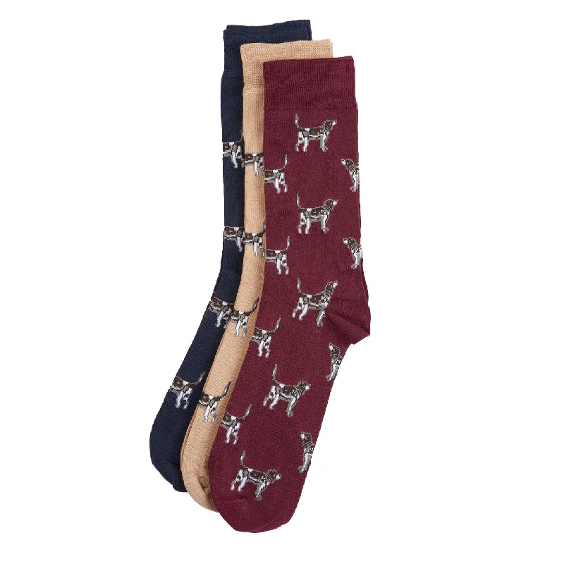 sock washing minimalist -  Barbour Pointer Dog Sock Gift Box Cordovan