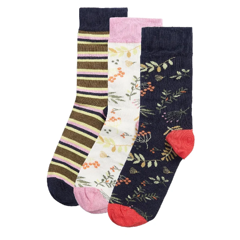 sock benefits minimalist -  Barbour Sock Gift Set Woodland Multi