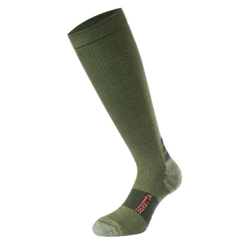 sock features bold -  Beretta Chaberton HP Compression Socks Green Moss