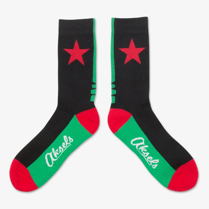 sock styles organic -  California Flag Star Socks