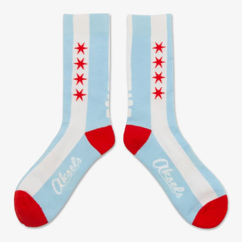 sock coupons organic -  Chicago Flag Socks