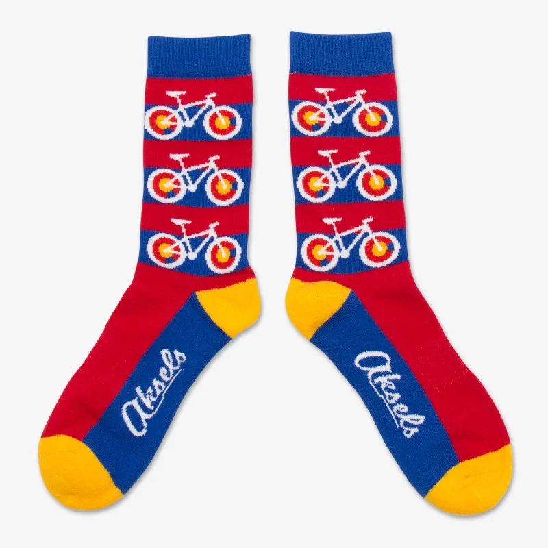 sock washing bold -  Colorado Flag Bicycle Socks