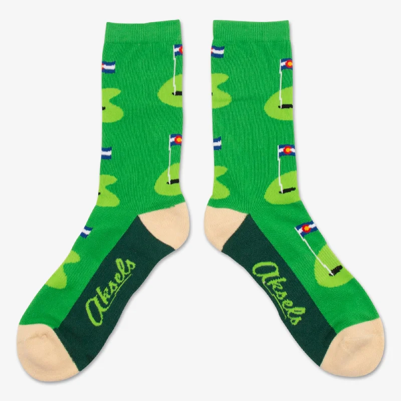 sock returns bold -  Colorado Flag Golf Socks