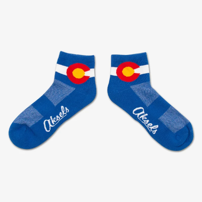 sock packaging bold -  COOLMAX Colorado Flag Ankle Socks