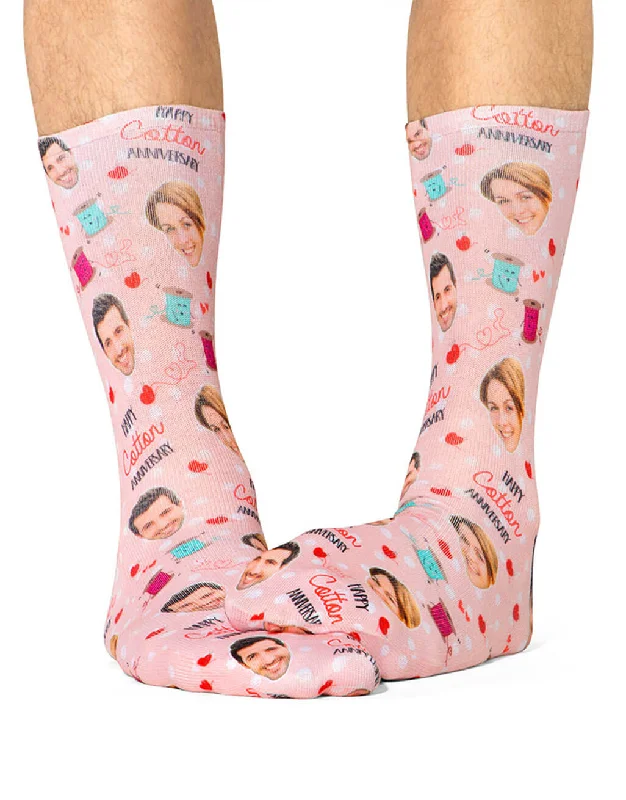 sock colors bold -  Cotton Anniversary Socks