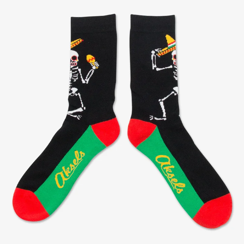 sock designs vintage -  Dancing Day of the Dead Socks