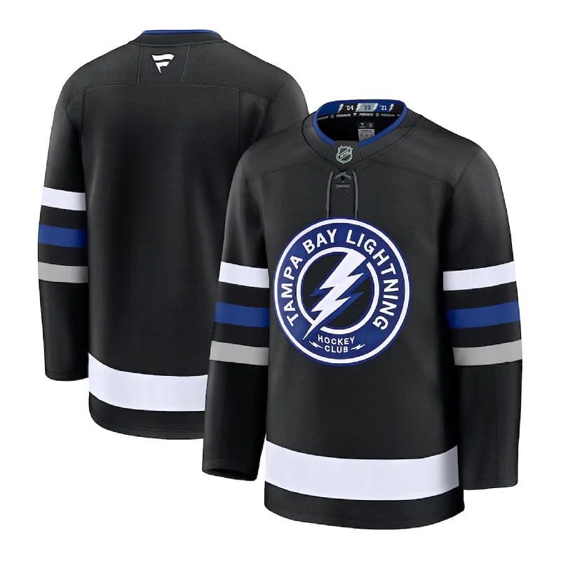 sock materials minimalist -  Fanatics Premium Senior Alternate Jersey - Tampa Bay Lightning