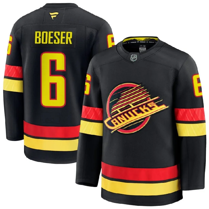 sock uses minimalist -  Fanatics Premium Senior Alternate Jersey - Vancouver Canucks Brock Boeser