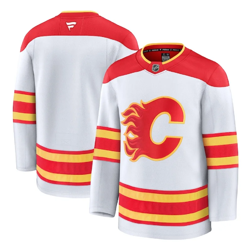 sock variety bold -  Fanatics Premium Senior Away Jersey - Calgary Flames