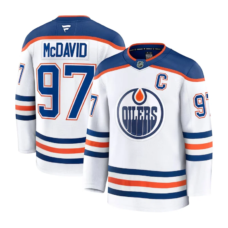 sock fashion vintage -  Fanatics Premium Senior Away Jersey - Edmonton Oilers Connor McDavid