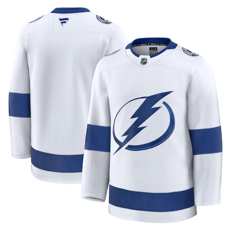 sock delivery minimalist -  Fanatics Premium Senior Away Jersey - Tampa Bay Lightning