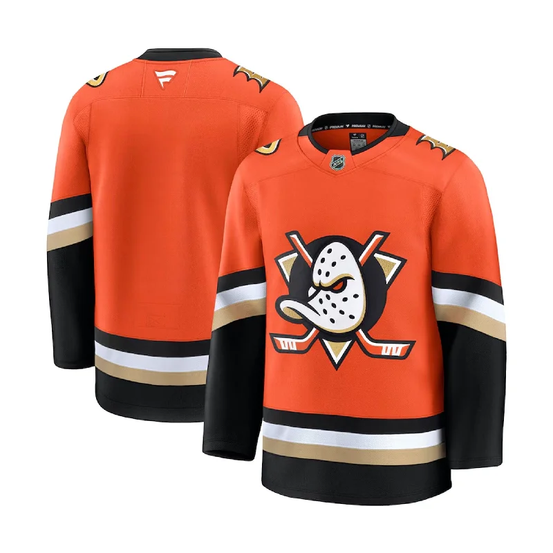 sock types bold -  Fanatics Premium Senior Home Jersey - Anaheim Ducks